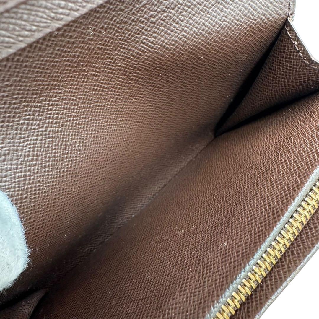 【美品】ルイヴィトン ポルトフォイユ トレゾール ダミエ 折り財布 CA0095