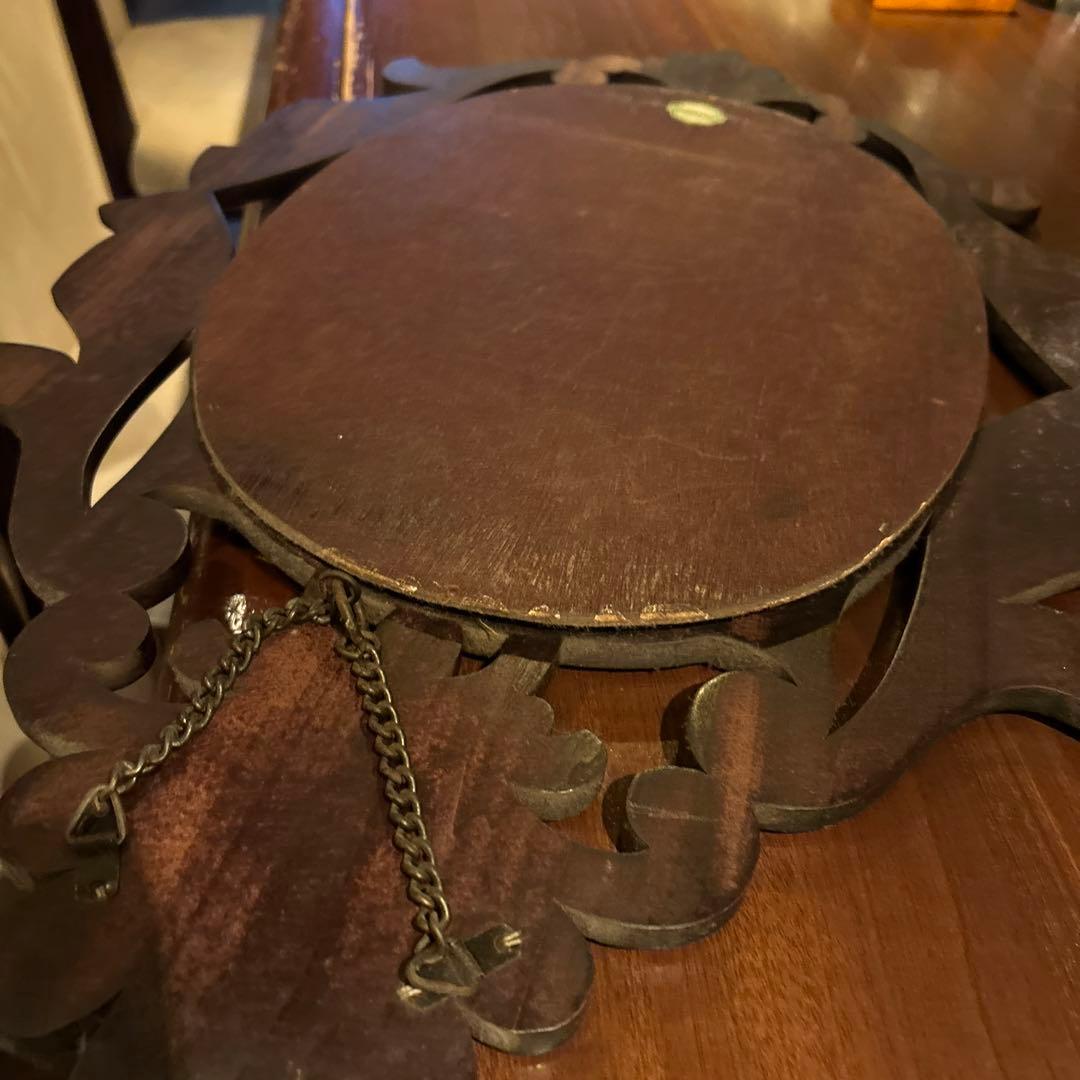 アンティーク　ミラー　鏡　インテリア　ビンテージ　英国製　バー　ガレージ