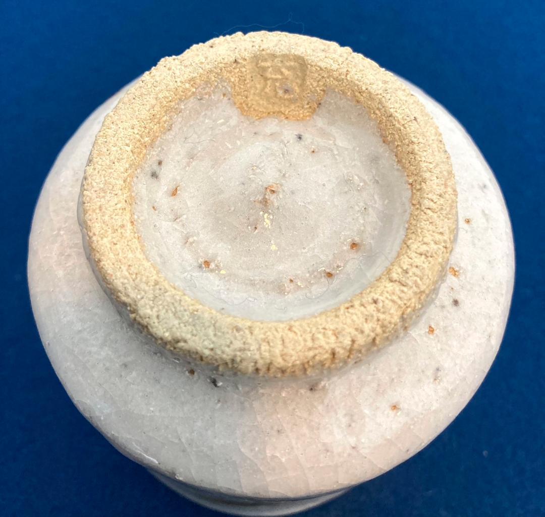 木村充／木村一郎の息子「湯呑」益子焼 共箱：茶道具