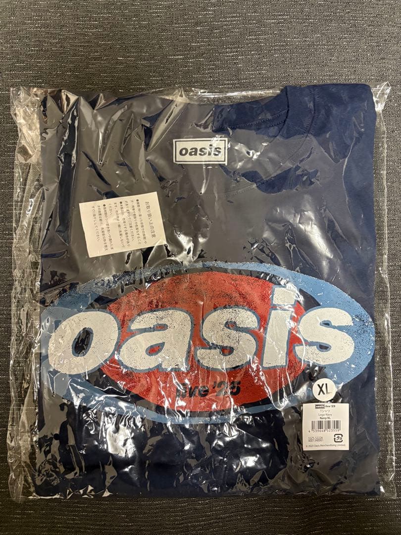 oasis オアシス live '25 Tシャツ Navy