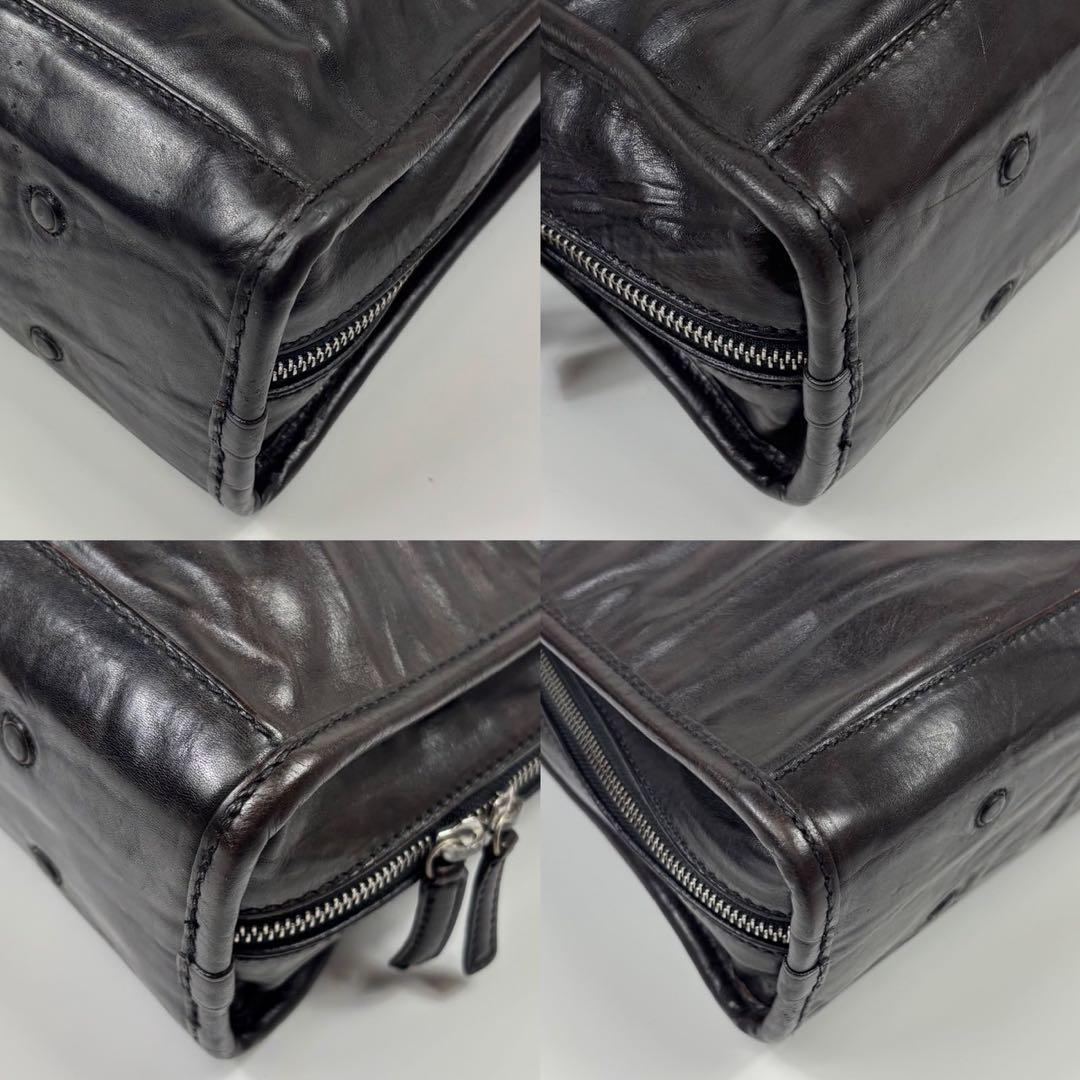 Daniel&Bob　ブリーフケース　レザー　高級　別注　ダークブラウン