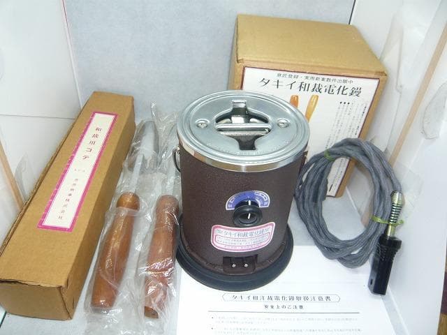 本体新品完全未使用　 タキイ和裁電化鏝 和裁コテ　和裁こて　鏝２本付