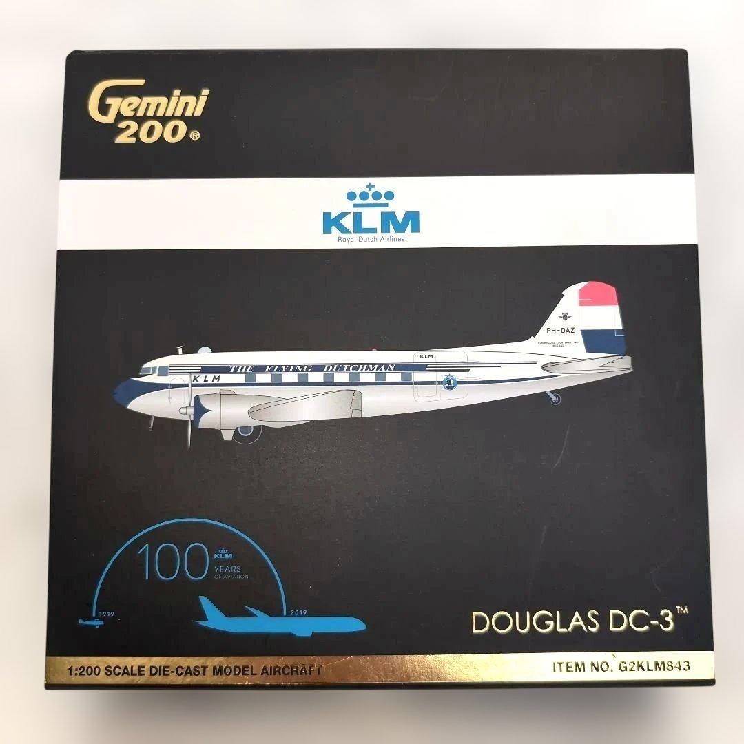 希少 100周年記念 KLM Douglas DC-3 1:200スケールモデル