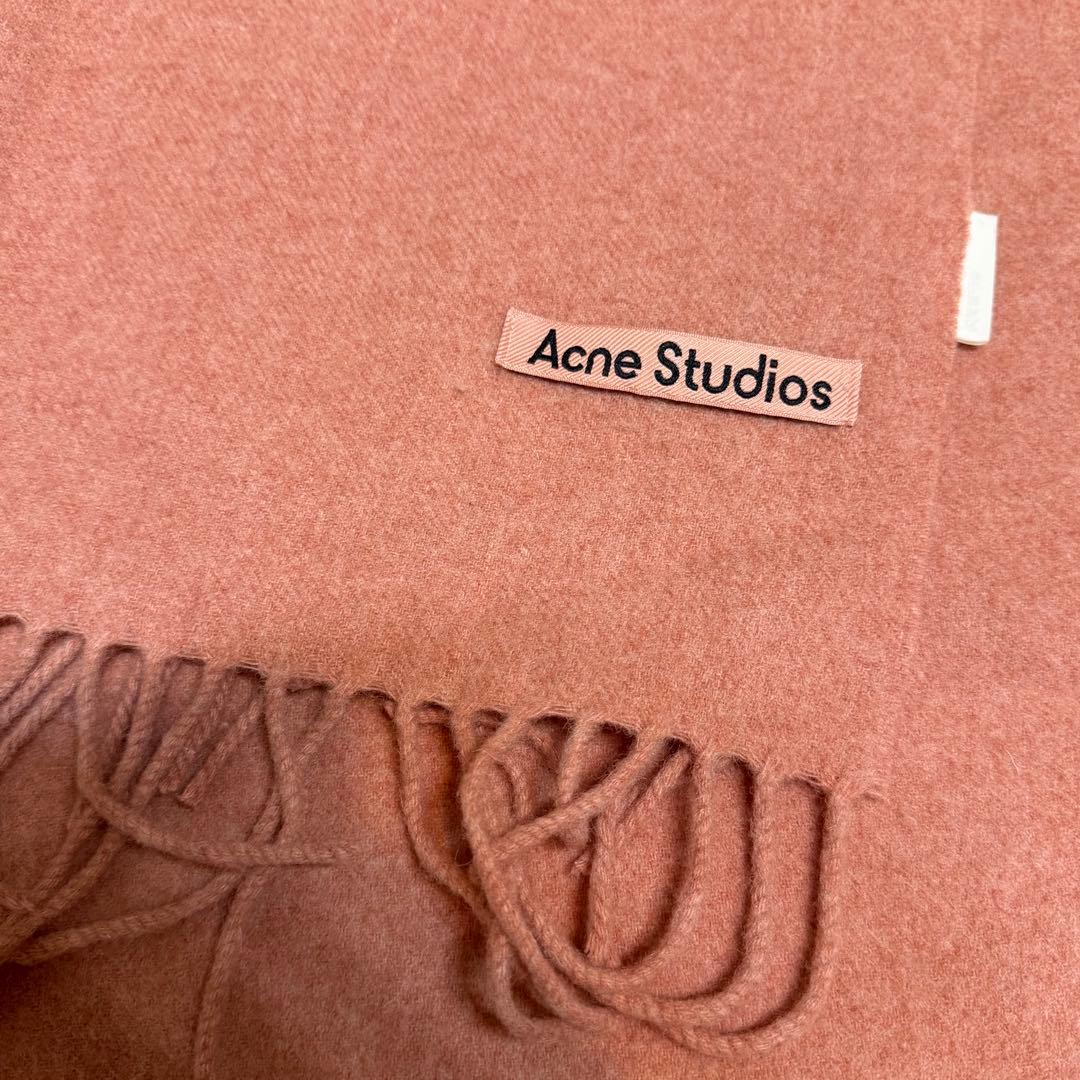 Acne Studios ピンク マフラー 200x45cm 正規品