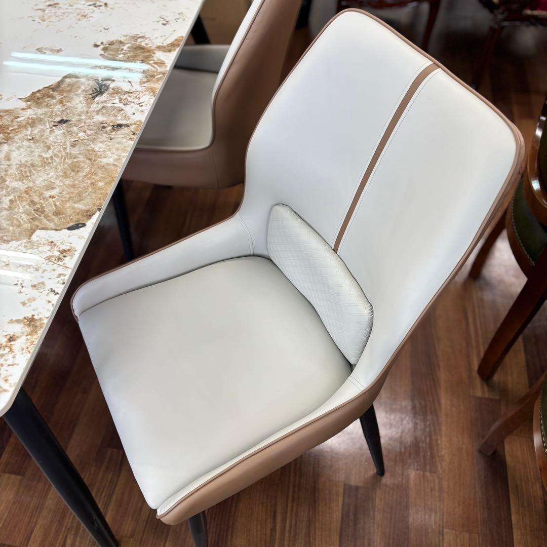 ホワイト サンライジングダイニング５点セット