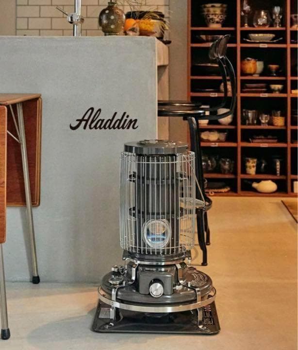 新品未使用　アラジン×ビームスコラボ　限定墨黒　ブルーフレームヒーター