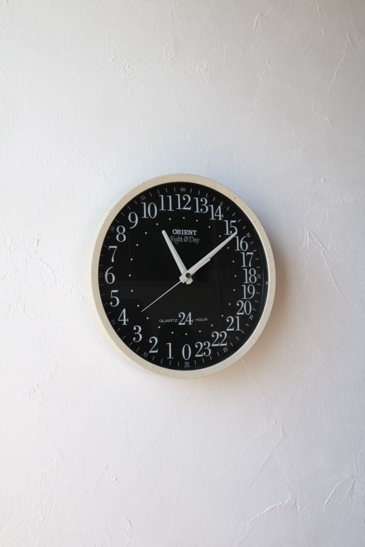 掛け時計　オリエント　ビンテージ　80s ミッドセンチュリー　ポストモダン