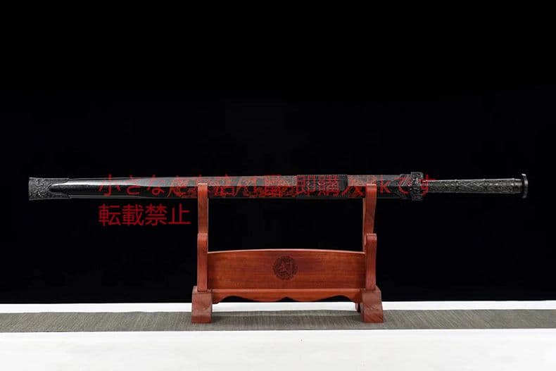 黒氷魂漢剣 古兵器 武具 刀装具 日本刀 模造刀 居合刀