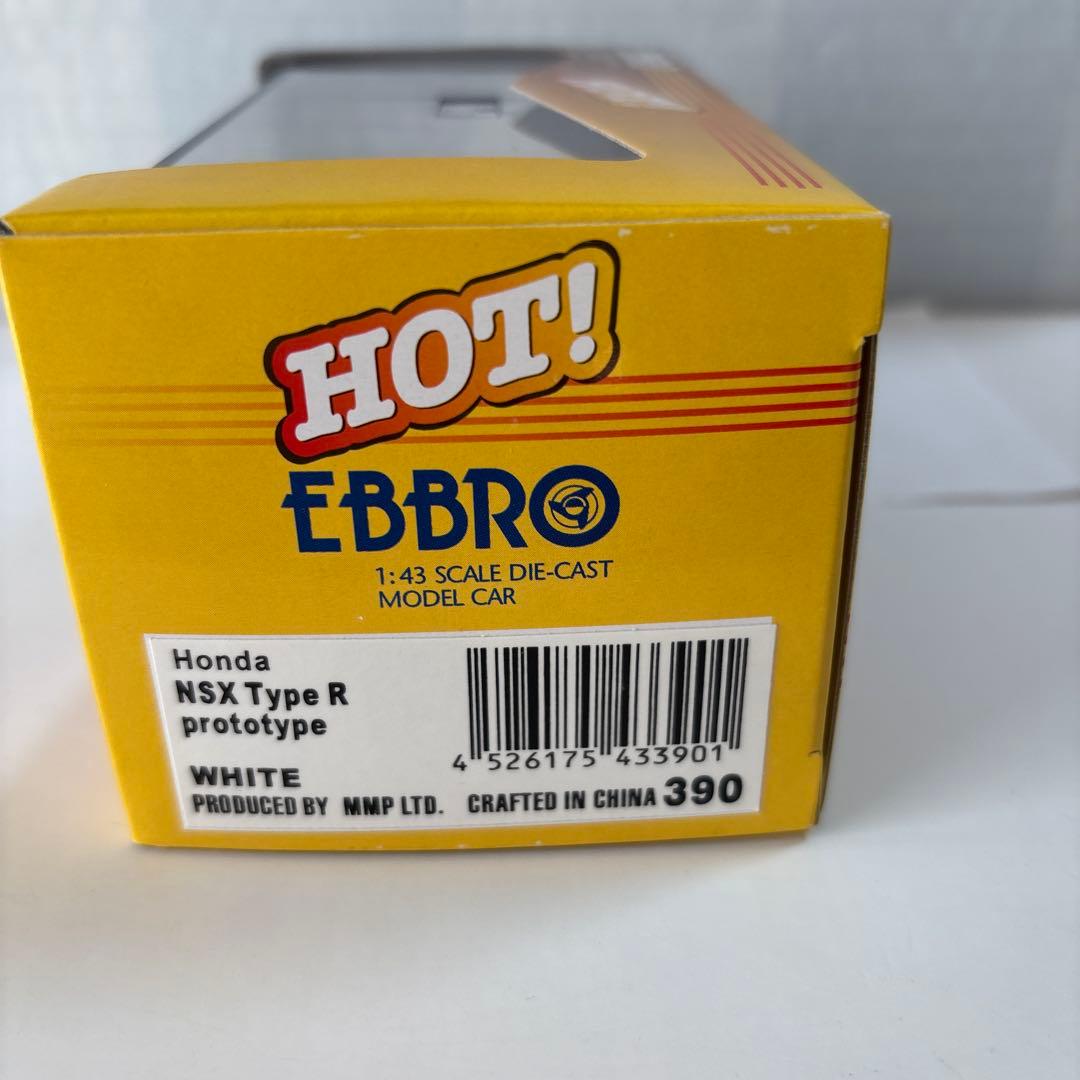 エブロ（絶版品）ホンダNSXタイプ2001 東京モーターショー（ホワイト）