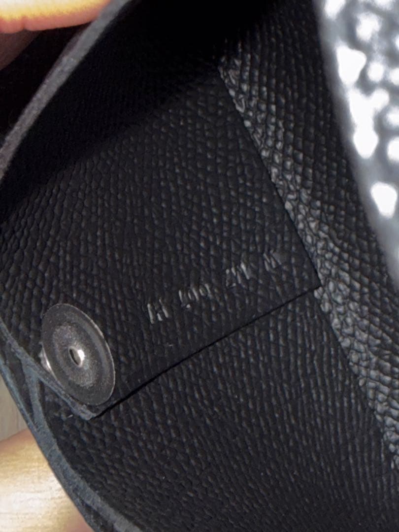 エルメス　バスティア　ケース　新品未使用　ノワール　W刻印