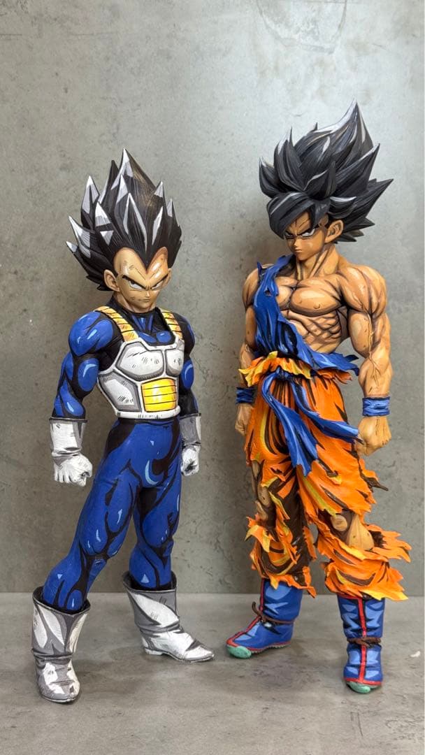ドラゴンボール フィギュアセット ベジータ・悟空　2体セット黒
