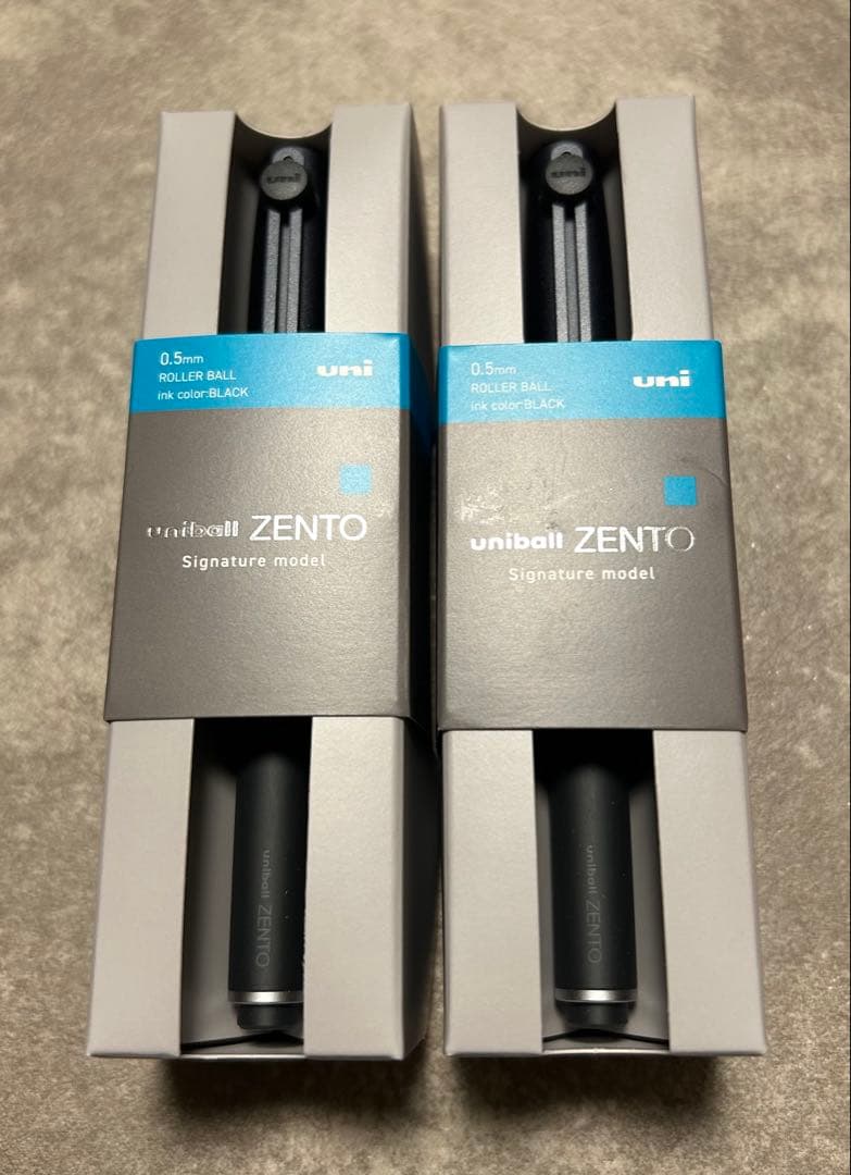 ZENTOシグニチャーモデル ブラック ×2本セット ゼント Uniball