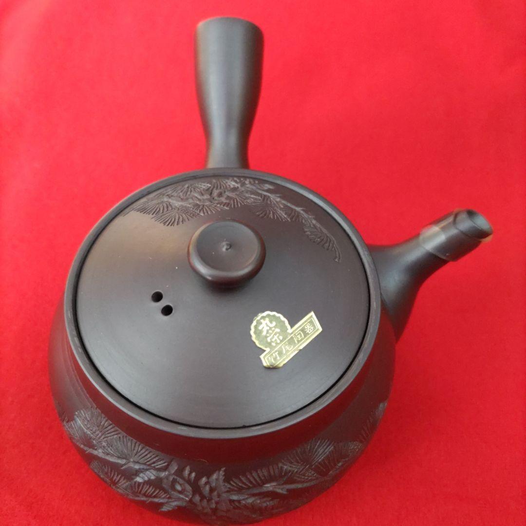 萬古焼  白梅造  煎茶器５客  急須セット