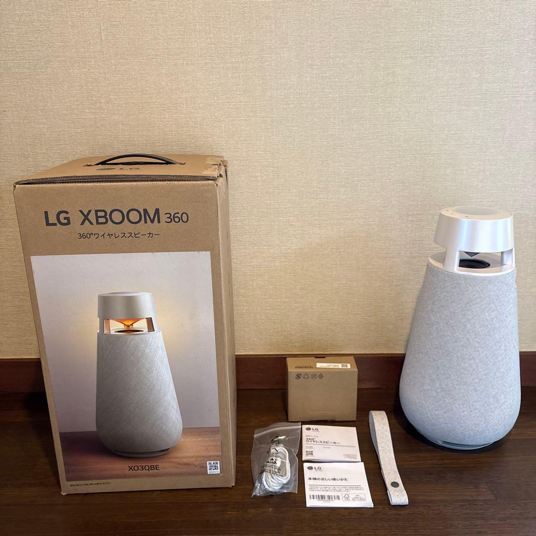 開封・視聴のみ　LG ポータブルスピーカー XBOOM 360 XO3