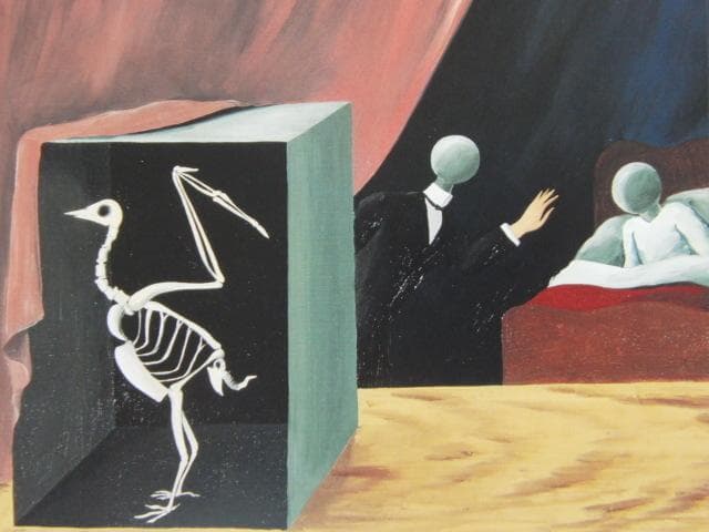 ルネ・マグリット、大ニュース、希少な画集より、新品高級額・額装付