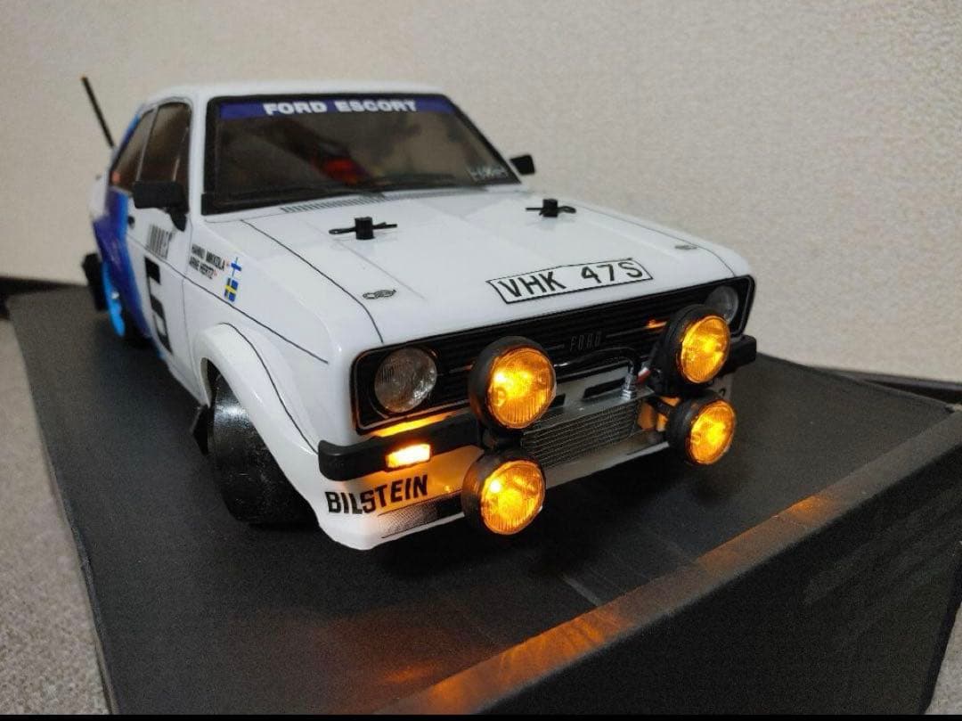 タミヤ　MF-01X フォード・エスコート mark2ラリー　ドリフト仕様メカ付