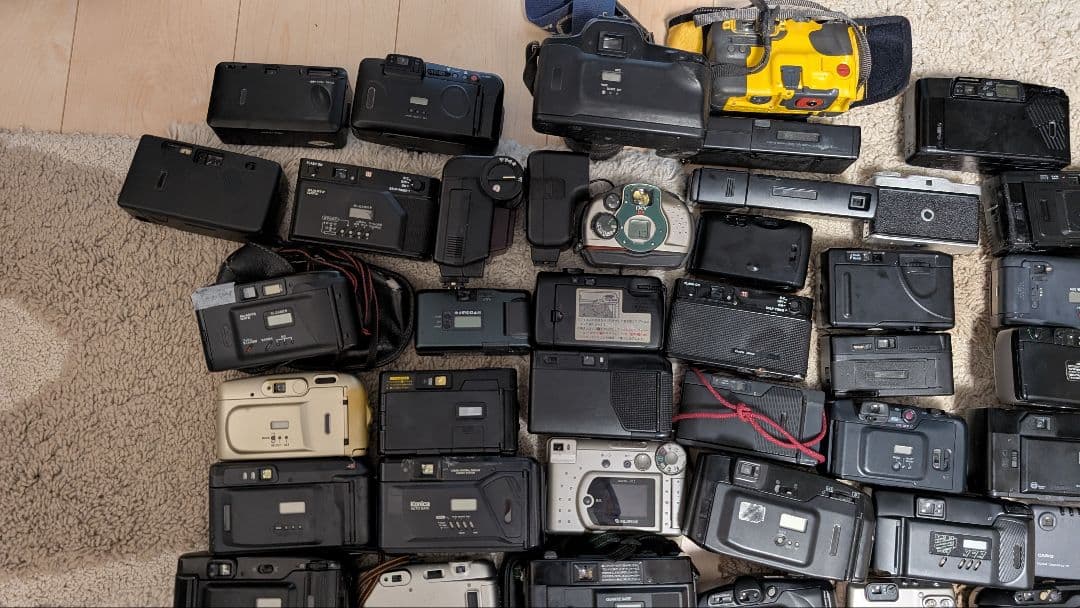 コンパクトフィルムカメラセット 50台以上ジャンクまとめ売り