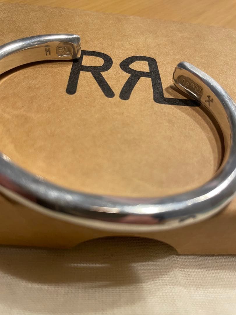 RRL ダブルアールエル　シルバー バングル Mサイズ