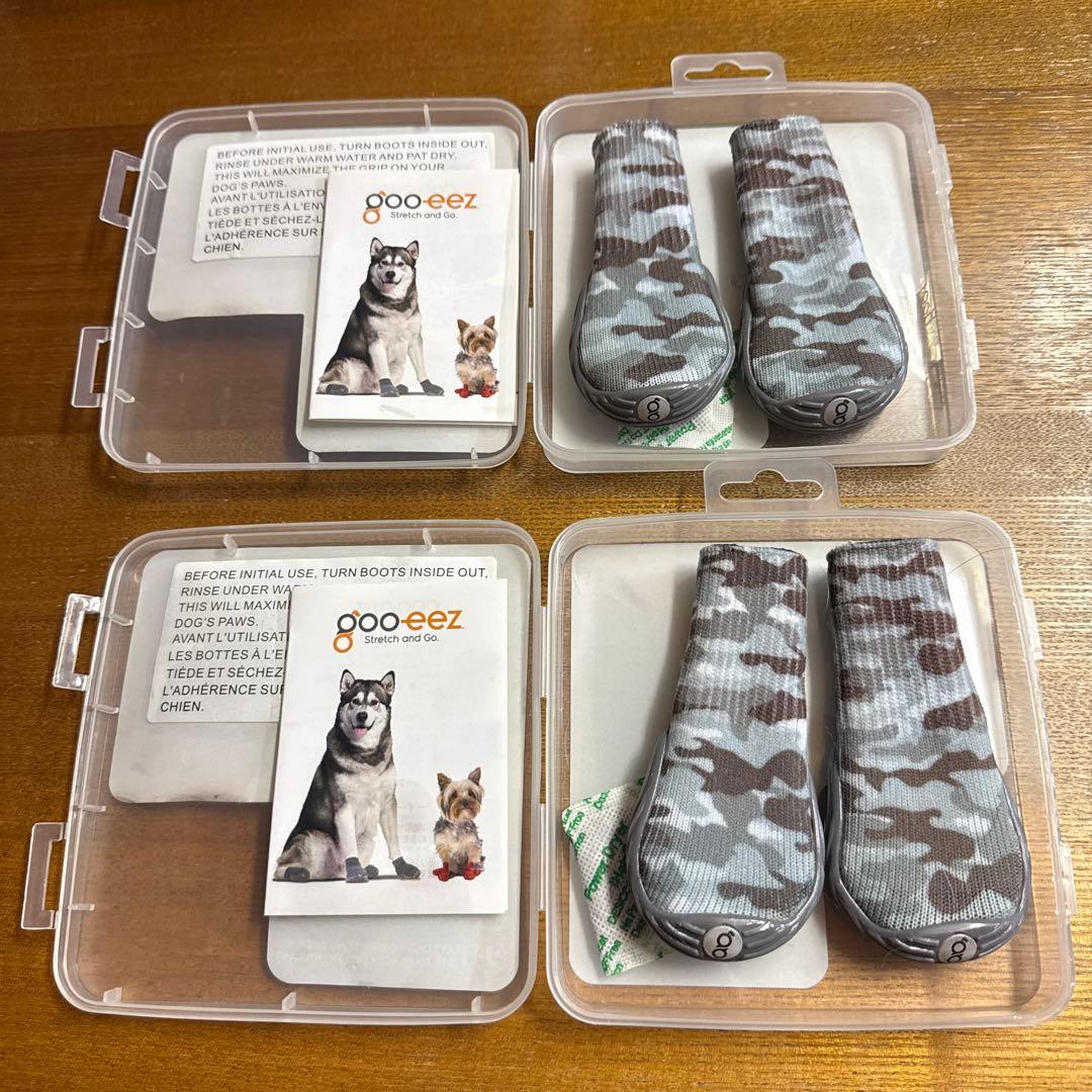 【値下げ応相談】ドッグブーツ 迷彩柄 サイズM 2足入り × ２