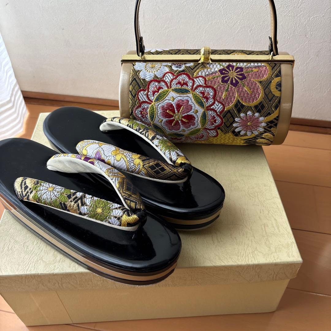 P iyoです　振袖用バッグ 草履セットPiyo専用です