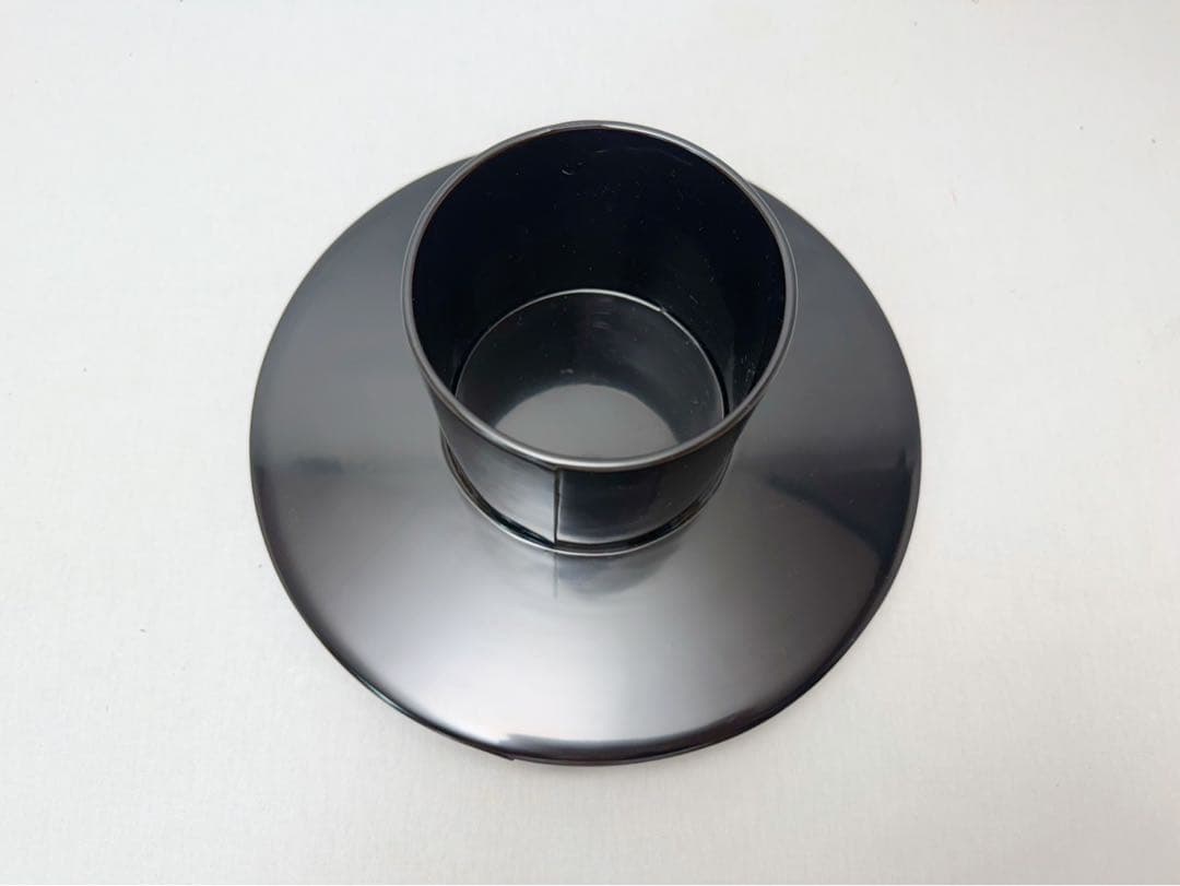 未使用 茶道具 塗師 好則造 木製黒真塗 蒔絵付高杯 干菓子器 茶器 共布 共箱