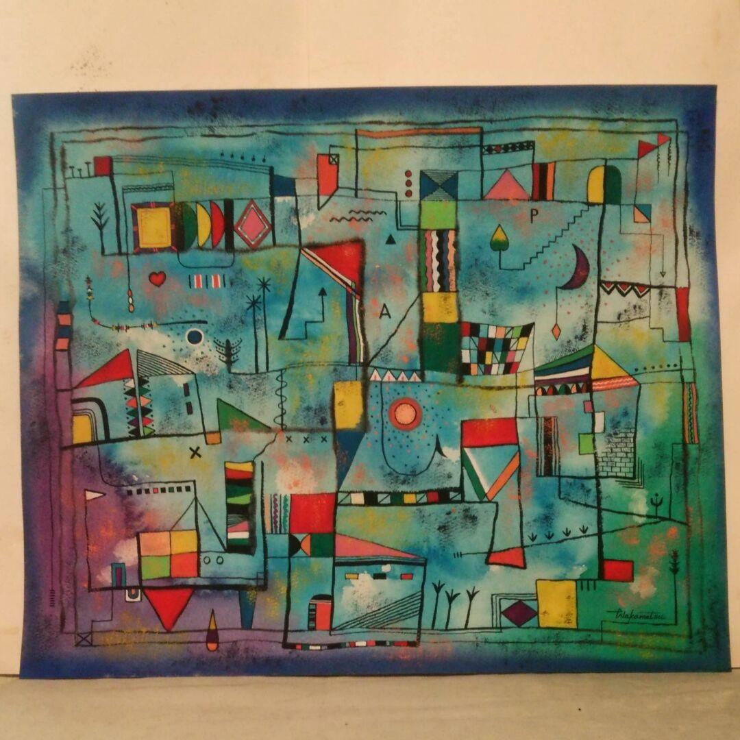 水彩画　Innertrip　No.24 8号