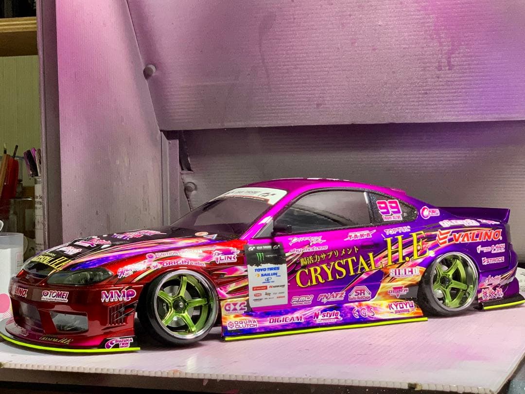 アディクション　アライブフーン　シルビア　限定ボディ キャンディーラメ塗装品