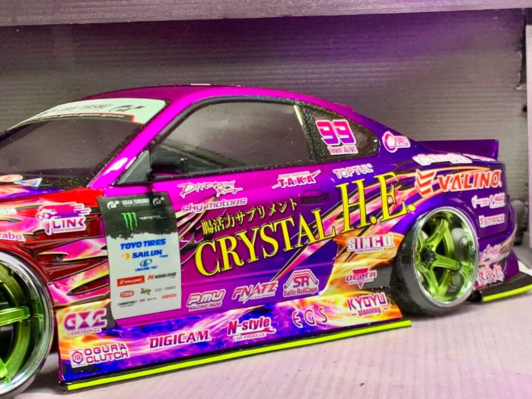 アディクション　アライブフーン　シルビア　限定ボディ キャンディーラメ塗装品