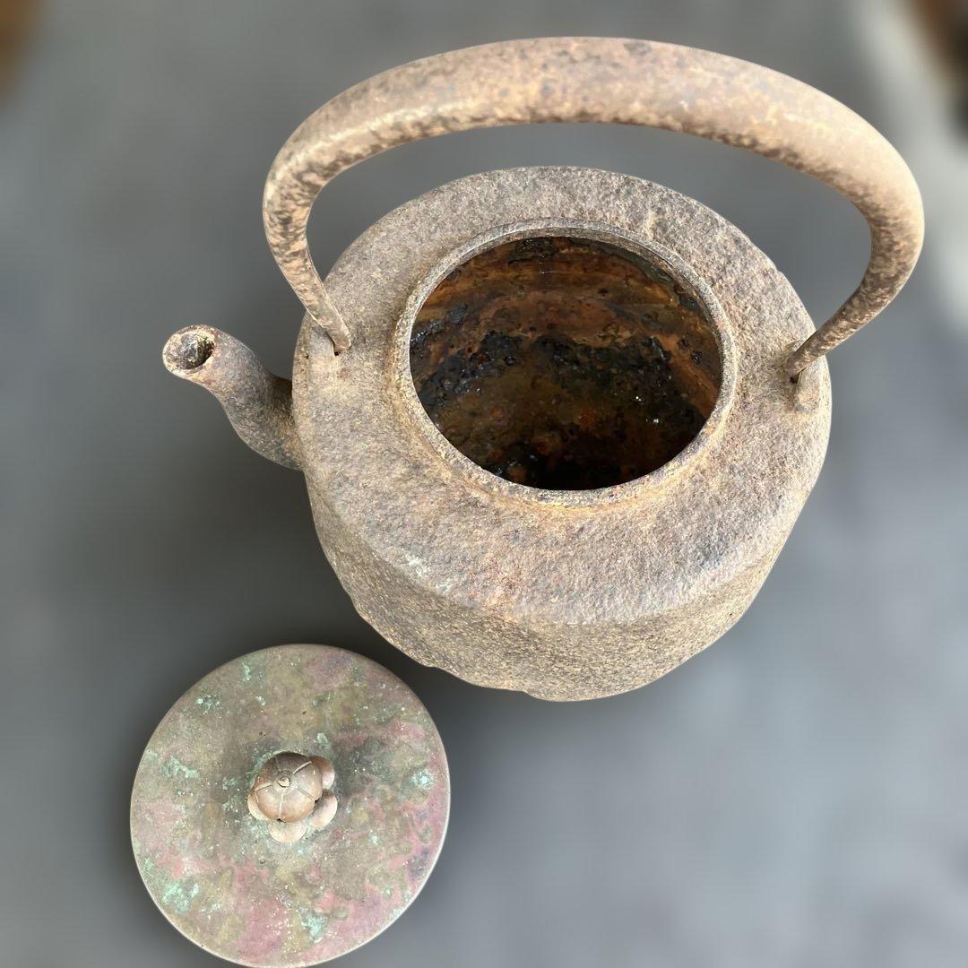 アンティーク　鉄瓶