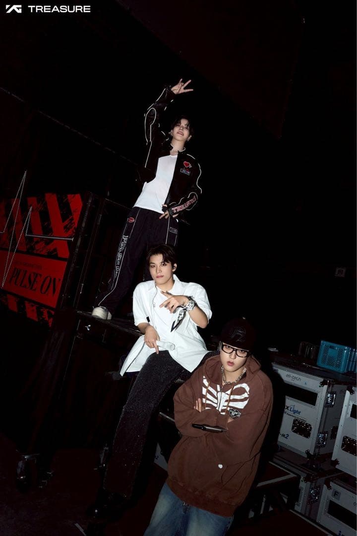 ぽ*と様 TREASURE PULSE ON ジップアップフーディー BROWN