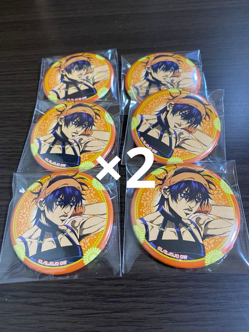 ナランチャ・ギルガ AGF缶バッジ12個 ジョジョの奇妙な冒険 黄金の風 ５部