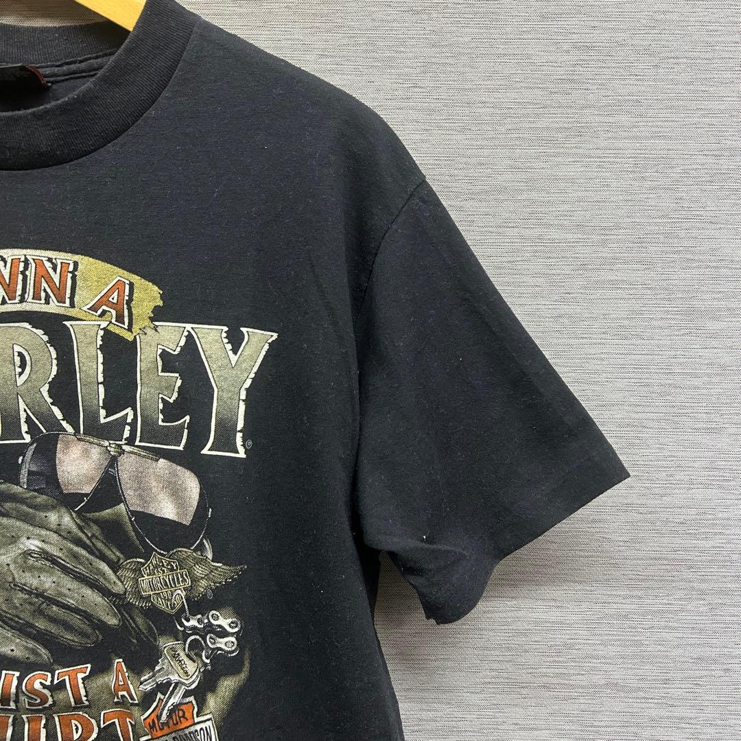 Harley Davidson 3D Emblem Tシャツ 90s USA製