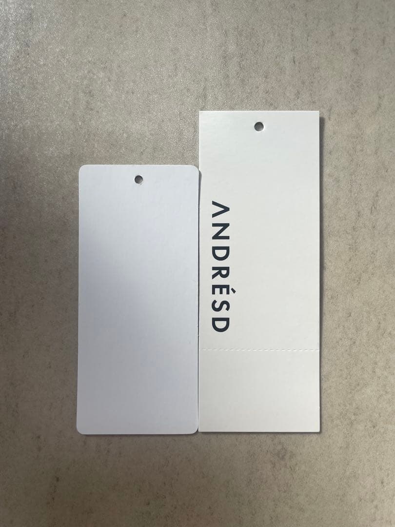 ANDRESED lace arm drape dress Sサイズ