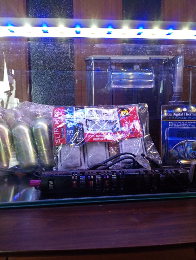 ガラス水槽セット CO2添加器付き