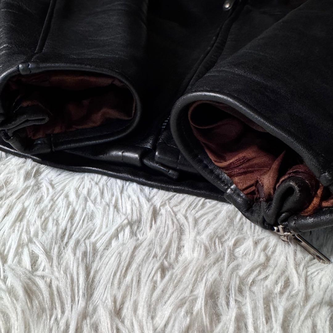 ワ*ズ様 【米国製】schott ライダースジャケット　シングル 641 黒　本