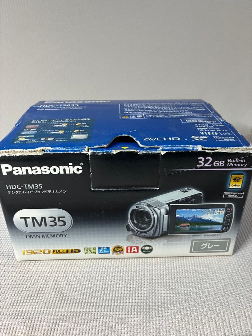 Panasonic HDC-TM35 ビデオカメラ 本体　グレー