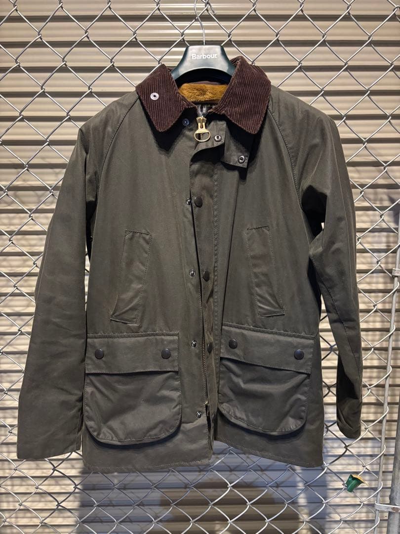 美品　Barbour バブアー　ビデイルsl ライナー付き　38