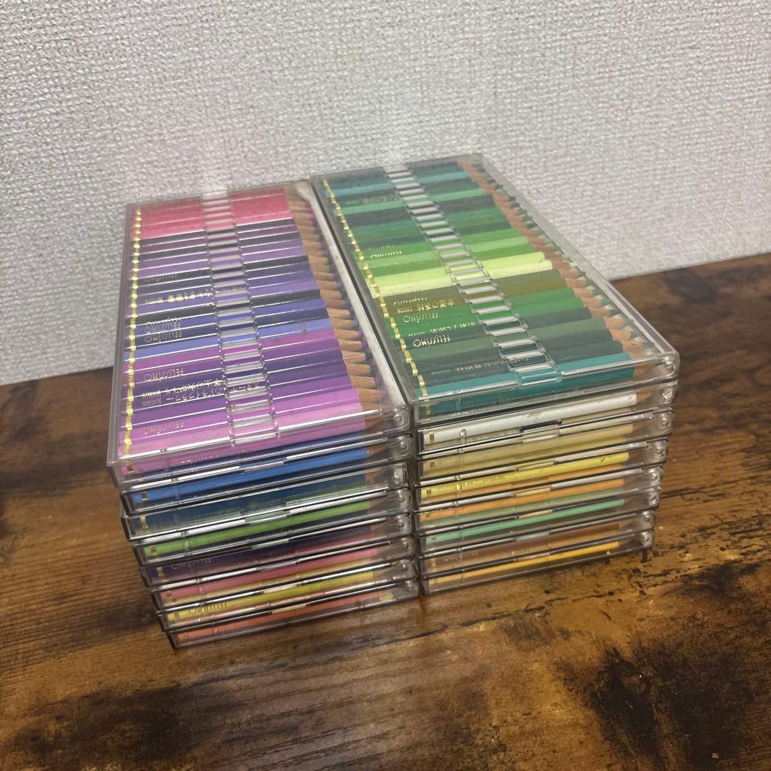 フェリシモ　ミニ 色鉛筆 25色 16個