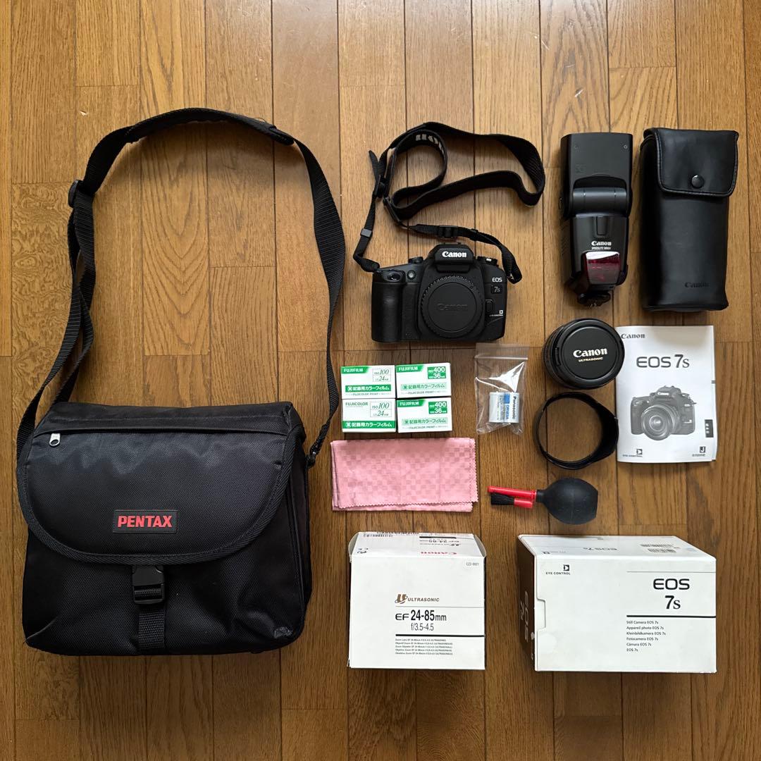 Canon EOS 7s 一眼レフフィルムカメラセット おまけ付き