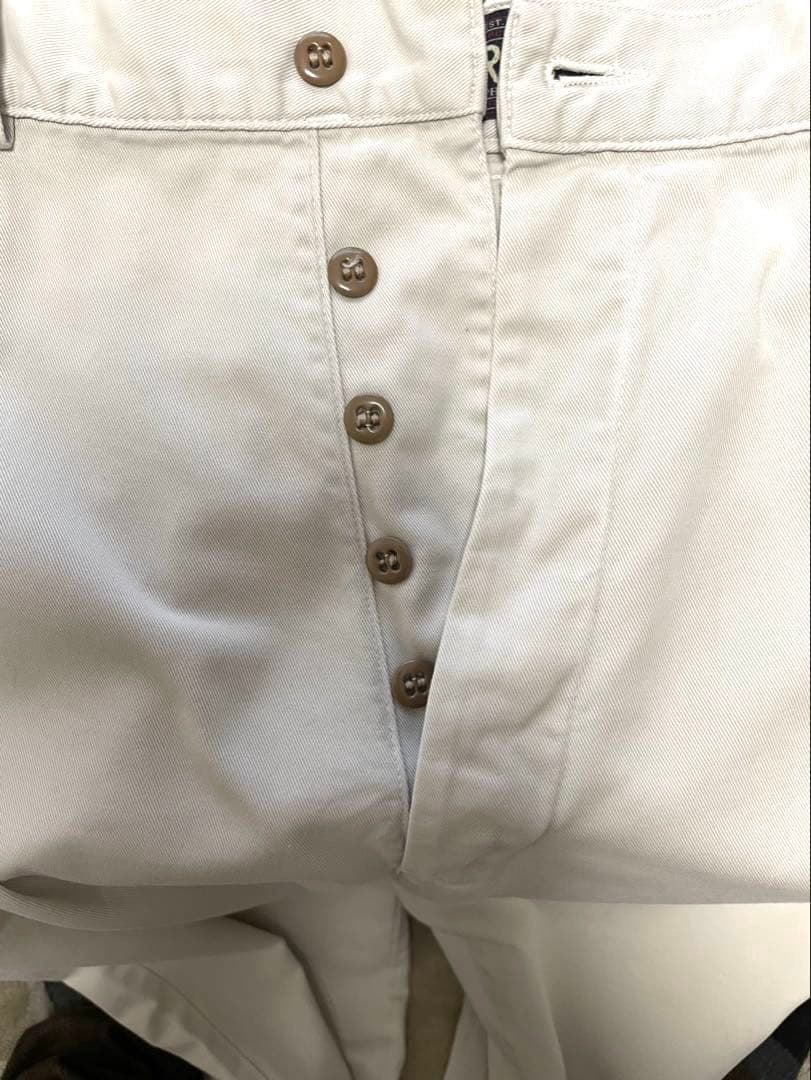 ラルフローレンRRL三ツ星US製ボタンフライ35w30