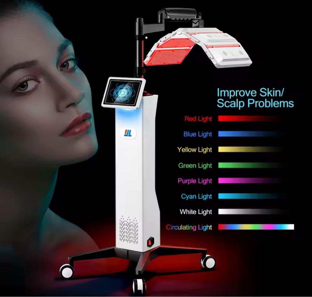 【業務用LED機器】7波長光 美肌・頭皮・術後ケア対応 高性能サロンモデル