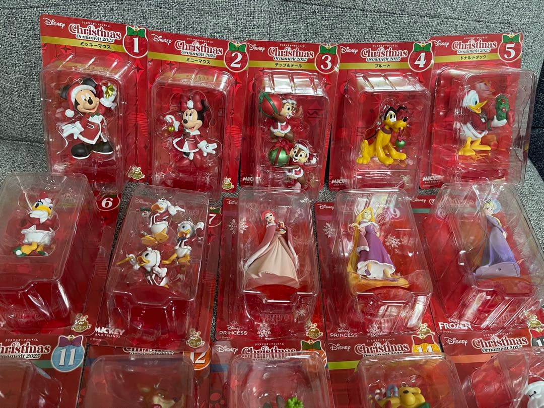 Happyくじ Disney クリスマスオーナメントくじ コンプリートセット