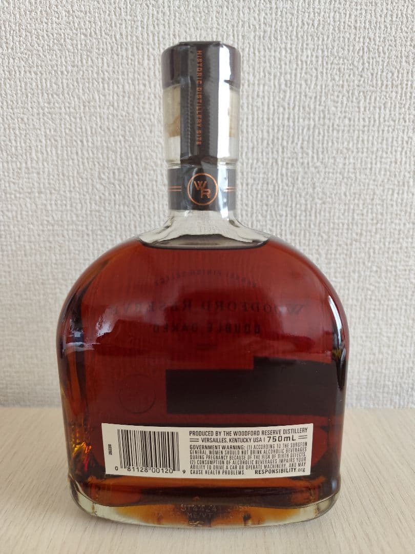 ★ウッドフォードリザーブ　ダブルオークド　ケンタッキーバーボン　750 ml