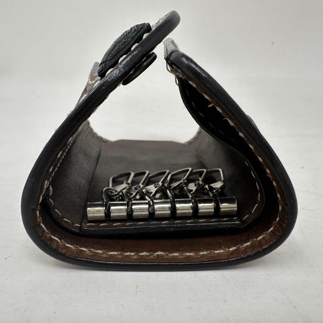 godane ゴダン　キーケース　カービング　レザー