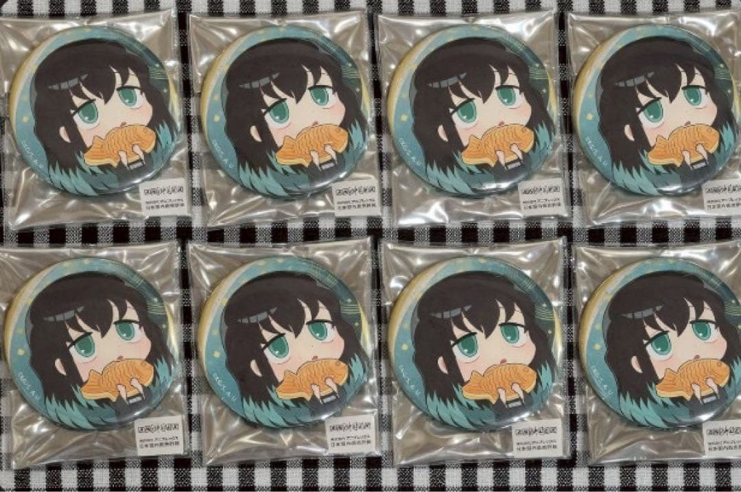 鬼滅の刃 時透無一郎 SEGA たい焼き 缶バッジ 8個