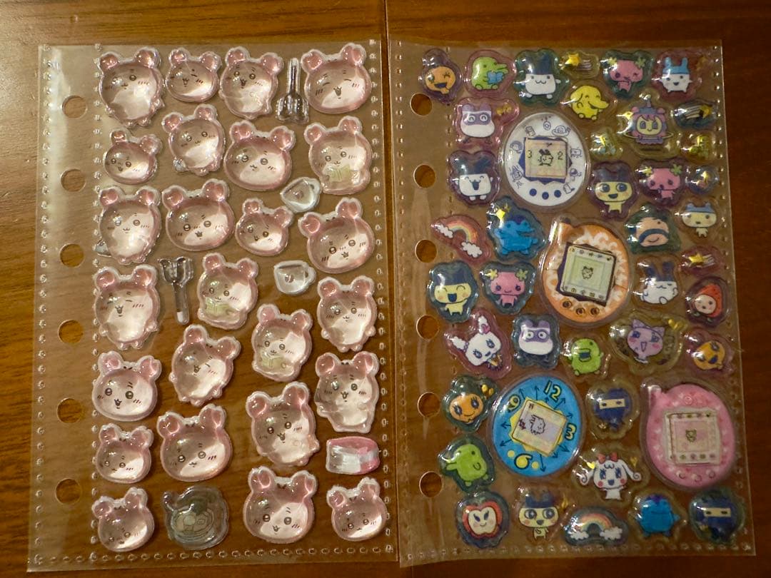 シール帳　完成品　ちいかわ　サンリオ　キティ　たまごっち