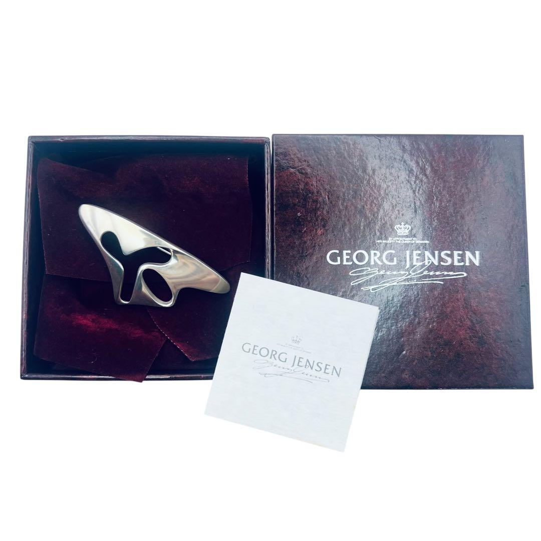 美品✨ジョージジェンセン　325 ヘニングコペル　シルバー　ピンブローチ