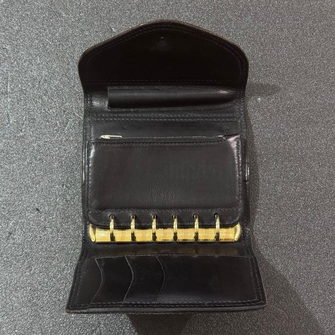 ゴローズ 手帳 システム手帳 goro's BLACK 黒 S 小