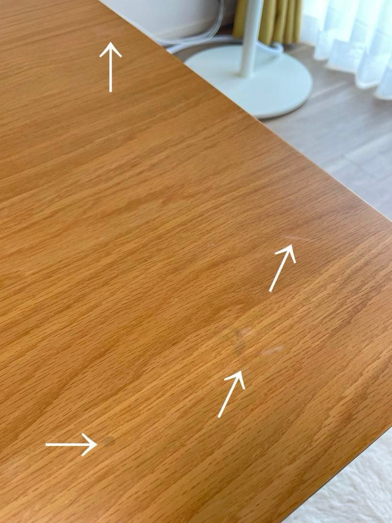 無印良品　リビングでもダイニングでもつかえるテーブル2 オーク材　ローテーブル