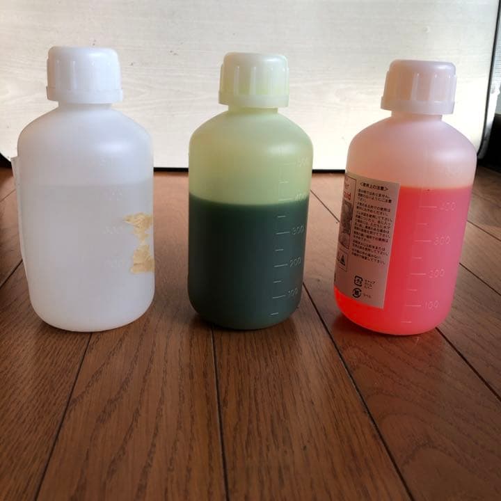 値下げ【プリザーブドフラワー】加工液　新品多数＆中古品　容器付き